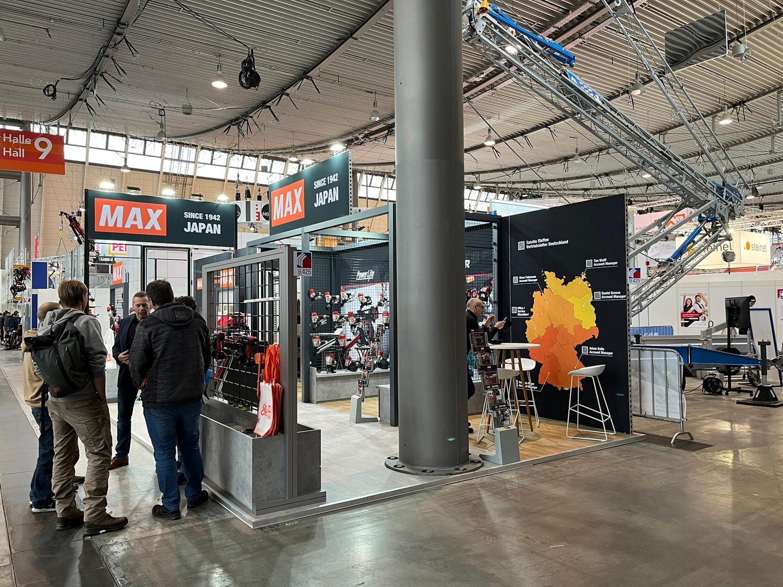 Messestand MAX Europe
